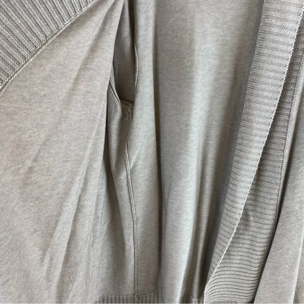 Joan Vass Gray Cardigan Sweater XL - Picture 6 of 9